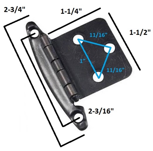 RV Designer H291 Door/Drawer Bumpers - 12 Pack