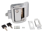 Global Link RV Entry Door Lock With Keys - Chrome