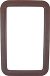 Valterra A77009 RV Entry Door Exterior Window Frame For 12" x 21" Glass - Brown