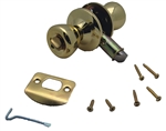 AP Products Privacy Knob Lock Set - Polished Brass