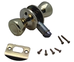 AP Products Passage Knob Lock Set - Polished Brass
