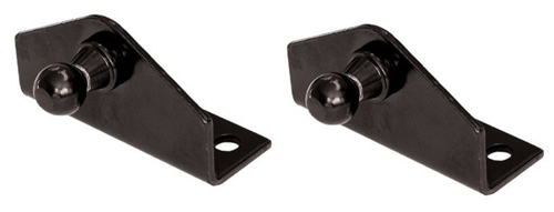 RV Designer G825 Gas Prop Bracket, 3/4" Angled, 10mm Ball, Set of 2