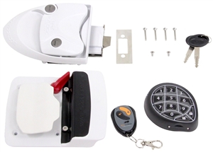 Mobile Outfitters RVLock Keyless RV Door Lock White