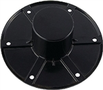 AP Products 013-1112B Round Flush Mount Table Leg Base - Black