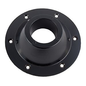 AP Products 013-1119B Round Surface Mount Table Leg Base - Black