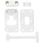 Lippert T-Style  Door Holder with Bumper - Polar White