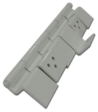 Lippert 198295 RV 6 Leaf Entry Door Hinge Assembly - White