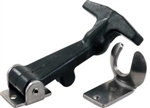 JR Products Interior Rubber Hood Latch