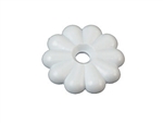 RV Designer H613 Screw Rosettes - White - 14 Pack