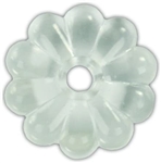 JR Products Ceiling Panel Rosettes - Clear - 14 Ct