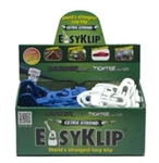 EasyKlip Midi Tarp Clip - 48 Piece With Counter Display - White And Blue