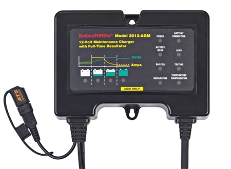 BatteryMinder 2012-AGM 12 Volt 2 Amp AGM Battery Charger/Maintainer/Desulfator