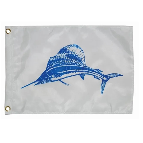 Taylor Made 2818 Fisherman's Catch Sailfish Flag - 12" x 18"