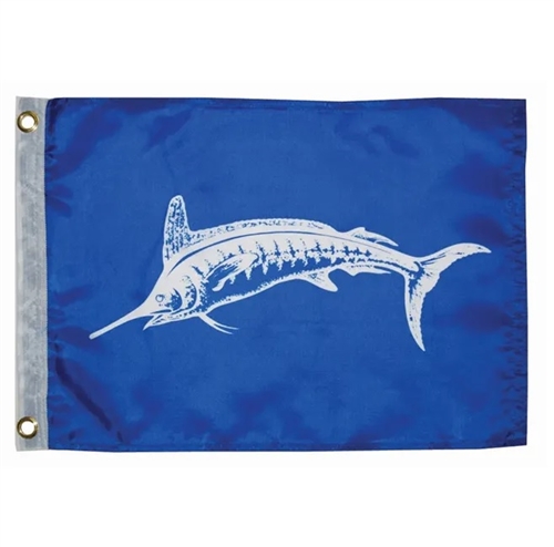 Taylor Made 3018 Fisherman's Catch White Marlin Flag - 12" x 18"