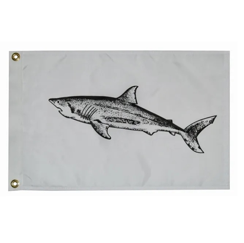 Taylor Made 3218 Fisherman's Catch Shark Flag - 12" x 18"