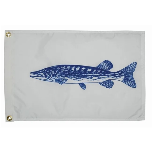 Taylor Made 4518 Fisherman's Catch Pickerel Flag - 12" x 18"