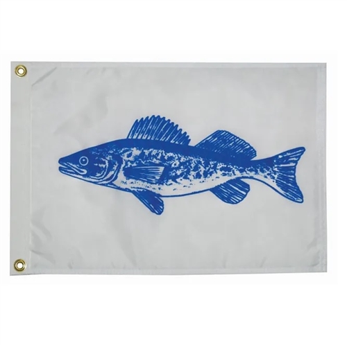 Taylor Made 4618 Fisherman's Catch Walleye Flag - 12" x 18"