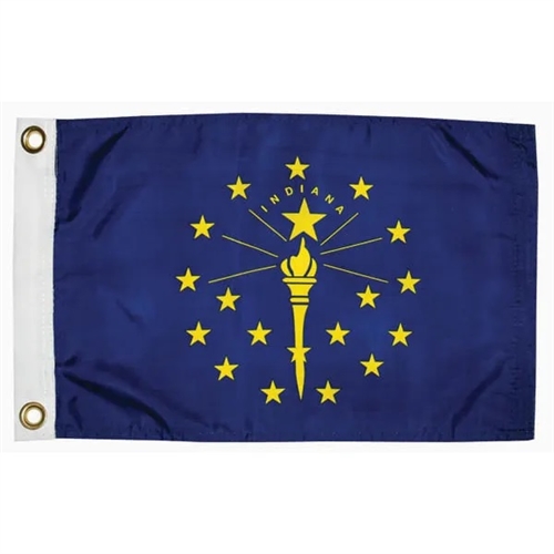 Taylor Made 93100 Indiana State Flag - 12" x 18"