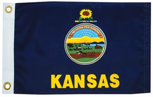 Taylor Made 93102 Kansas State Flag - 12" x 18"