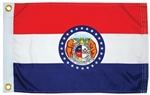 Taylor Made Missouri State Flag - 12" x 18"