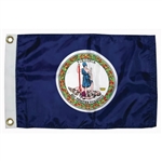 Taylor Made Virginia State Flag - 12" x 18"