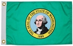 Taylor Made Washington State Flag - 12" x 18"