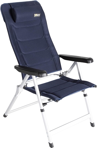 Lippert 2020130327 Solera Upright Folding Chair, Navy