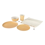 Lippert Bamboo Fiber 4-Piece Tableware Set