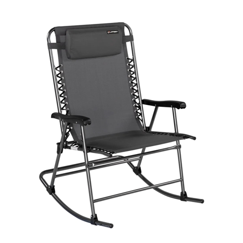 Hydraulic outdoor rocking discount chair