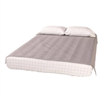 Thomas Payne Easy Zzzs RV Bedding Set, Queen, Grey Check