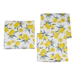 Lippert Vinyl Tablecloth with Bench Covers-Lemon Toss