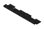 Lippert RV 6 Leaf Entry Door Hinge Assembly - Black