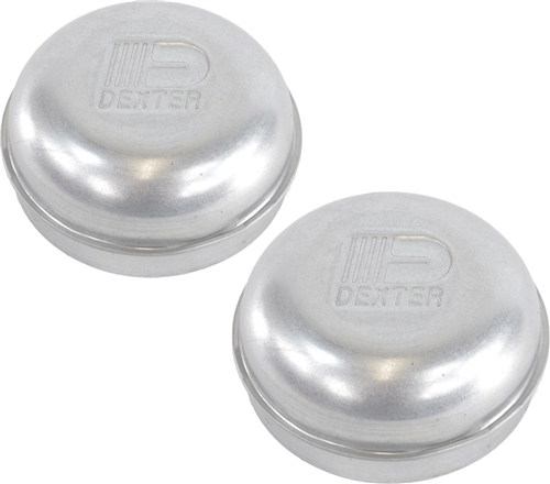 Dexter Axle Trailer Wheel Bearing Grease Cap For 12 x 2" Axle Hubs, Set of 2