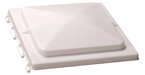 Ventmate 61628 Roof Vent Lid - 14" x 14" - White - Box Packaging