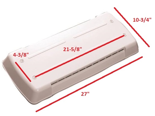 Ventmate Replacement Vent Cover For Dometic Refrigerators - Polar White