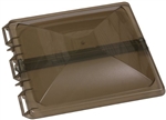 Ventmate 69283 Roof Vent Lid - 14" x 14" - Smoke - Bagged Packaging