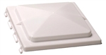 Ventmate 63110 Roof Vent Lid - 14" x 14" - White - Bagged Packaging