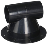 Vac-U-Jet VUJB RV Roof Vent - Black