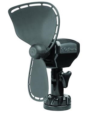 Caframo 747DCBCS Ultimate 7-Inch 2-Speed Lighter Plug Fan - Black