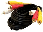 Jensen Audio/Video RCA Cables - 6'