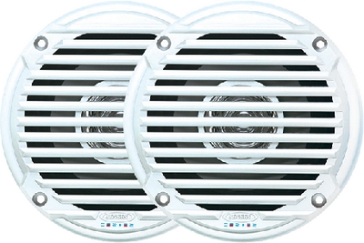 Jensen MS5006WR Dual Cone Waterproof Speakers - White - 2 Pack