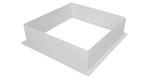 ICON 12213 RV Skylight White Inner Garnish - 22" x 22"