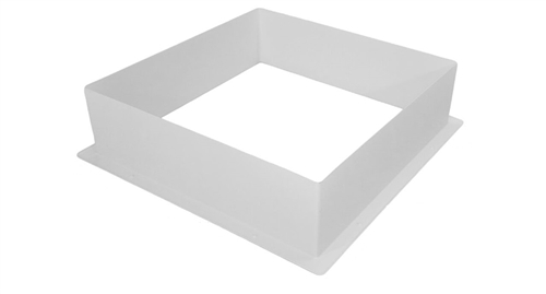 ICON 12213 RV Skylight White Inner Garnish - 22" x 22"