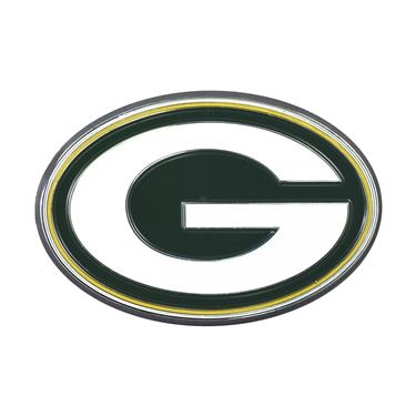 Sports Licensing Solutions 22560 FanMats Peel & Stick Chrome Emblem - Green Bay Packers