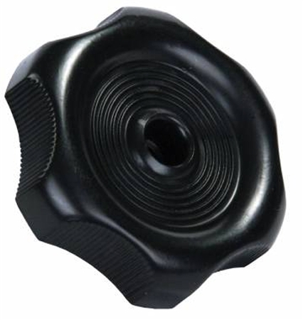 JR Products Window Knob W/0.81" Shaft- Black