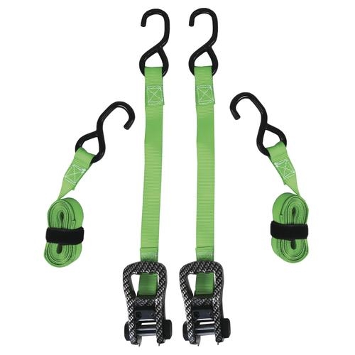 SmartStraps 238 CarbonX Ratchet Tie-Down Strap - 10 Ft - 3,000 Lbs - Set of 2