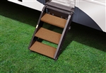 Prest-O-Fit 2-0243 Step Rug For StepAbove RV Entry Steps - 17-1/2" Width - 3 Piece - Buckskin Brown