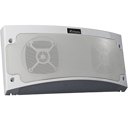 RVM2000 Premium Bluetooth Outdoor RV Speaker W/ Light - White