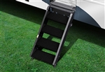 Prest-O-Fit 2-0530 Step Rug For StepAbove RV Entry Steps - 19-1/2" Width - 4 Piece - Obsidian Black