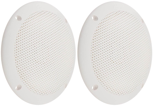 PQN Enterprises ECO50-4W Waterproof 6" RV Speaker - White - 2 Pack